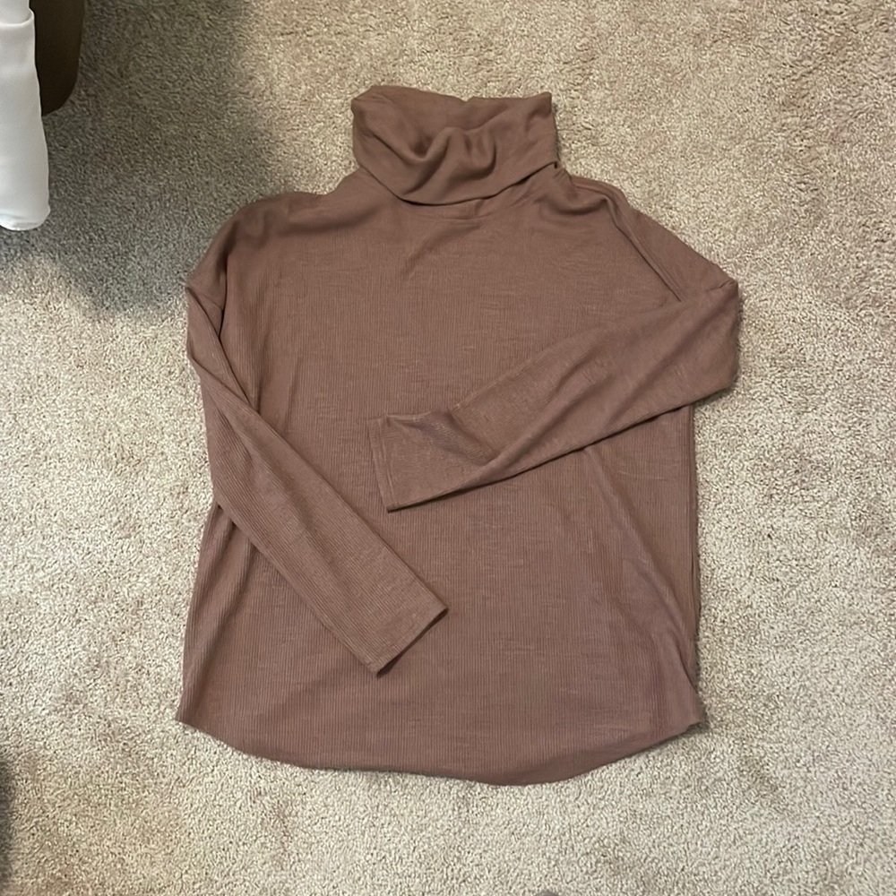 Women’s Waffle Turtleneck